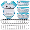 24Pcs Word Printed Paper Bracelet Display Cards BJEW-FG0001-05A-1