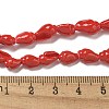 Spray Painted Natural Spiral Shell Beads Strands X1-BSHE-G039-08E-3