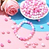 300Pcs 3 Colors Opaque Acrylic Beads MACR-YW0003-13A-4