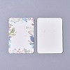 Cardboard Earring Display Cards CDIS-WH0013-05H-1