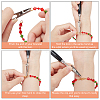   3Pcs 3 Colors Iron Bracelet Tool Jewelry Helper Alligator Clip TOOL-PH0001-51-4