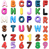 Opaque Acrylic European Beads OACR-SP0002-09-1
