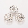 Alloy Rhinestone Cabochons RGLA-WH0004-31-2