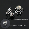 60Pcs Spiral Hair Pin Coil Iron Hair Accessories OHAR-SP0001-11-5
