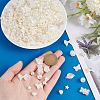 400Pcs 10 Styles ABS Plastic Imitation Pearl Beads KY-PH0002-06-6