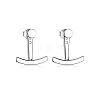 S925 Silver Smiling Stud Earrings ST1434-1