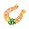 Saint Patrick's Day Opaque Printed Acrylic Pendants OACR-A045-05F-2