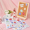 PVC Self Adhesive Flower Car Sticker DIY-WH0453-57A-4