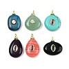 Natural & Synthetic Mixed Gemstone Pendants KK-B157-42-1