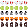 300Pcs 5 Styles Craft Style Acrylic Beads MACR-PA0001-67-7