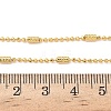 2MM Brass Column Satellite Chain Necklaces for Women NJEW-B148-03G-5