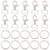 20Pcs Alloy Swivel Clasps FIND-YW0007-78-2