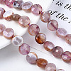Synthetic Fire Crackle Agate Beads Strands G-S359-372-01-4