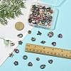 50Pcs Natural Freshwater Dyed Shell Pendants SHEL-FS0001-17-6