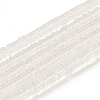 Electroplate Glass Beads Strands GLAA-B023-01A-16-1