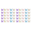 50Pcs 5 Colors Transparent Spray Painted Glass Charms GLAA-FP0001-12-1