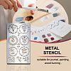 Stainless Steel Metal Stencils DIY-WH0242-265-4