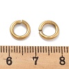 Ion Plating(IP) 304 Stainless Steel Open Jump Rings LS-STAS-M081-02G-03-4