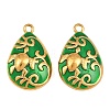 304 Stainless Steel Enamel Pendants SA-CBAF5D5-06G-1