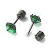 Cubic Zirconia Diamond Stud Earrings EJEW-TAC0015-20B-04-2