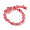 Synthetic Coral Dyed Carved Beads Strands CORA-K009-06A-08-2