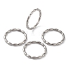 Non-Tarnish 201 Stainless Steel Linking Rings STAS-K259-02P-3