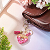 Heart with Butterfly Resin Keychains KEYC-TADJ0001-01C-4