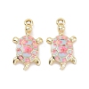 Alloy Enamel Pendants FIND-E031-01LG-03-2