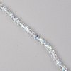 Glass Faceted Beads Strands GLAA-WH0025-62C-02-2