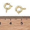Brass Spring Ring Clasps KK-CBA1AE8-05B-G-2