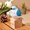 Wooden Azure Tit and Block Ornaments JX684A-4