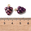 304 Stainless Steel Enamel Pendants STAS-B100-06G-04-3