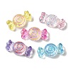Transparent Resin Imitation Food Cabochons RESI-F078-01-1