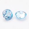 Aquamarine Cubic Zirconia Cabochons ZIRC-G081-4mm-3