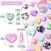 10Pcs Acrylic Beads OACR-YW0002-50-3