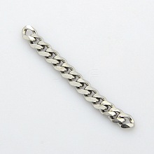 Men's Jewelry Making 201 Stainless Steel Curb Chains CHS-A003B-1.5mm