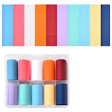 10Rolls Solid Color Nail Art Transfer Stickers MRMJ-R091-17