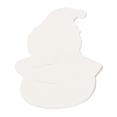 Christmas Theme Snowman Shape Paper Candy Lollipops Cards CDIS-I003-01-1