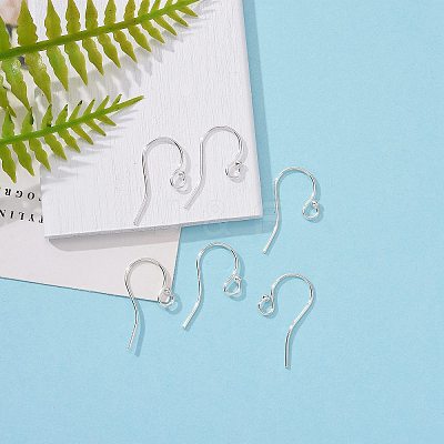 925 Sterling Silver Earring Hooks X-STER-K167-051C-S-1