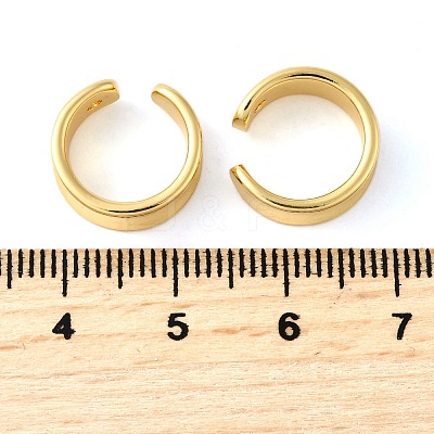 Brass Cuff Earrings EJEW-K309-16G-1