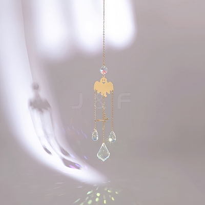Teardrop Glass Suncatchers PW-WGBFFA3-01-1