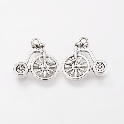 Tibetan Style Alloy Pendants X-TIBEP-0734-S-LF-1
