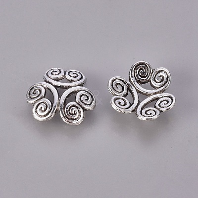 Tibetan Style Bead Caps EA483Y-NF-1