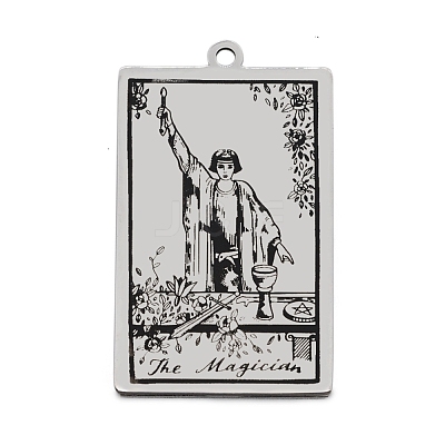 Non-Tarnish 201 Stainless Steel Pendants STAS-S105-LA211-21-1