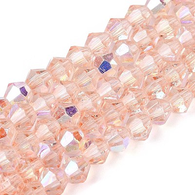 Transparent Glass Beads Strands LS-EGLA-N021-4mm-05-1