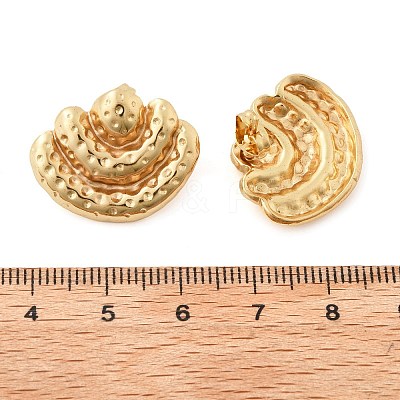 304 Stainless Steel Stud Earrings for Women EJEW-U052-04G-1