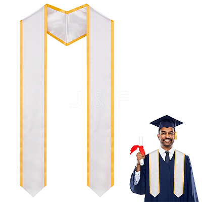 Polyester Graduation Stole AJEW-WH0518-49C-1
