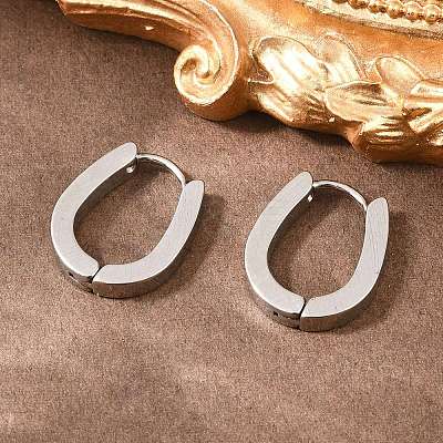 201 Stainless Steel Hoop Earrings EJEW-T056-03P-01-1