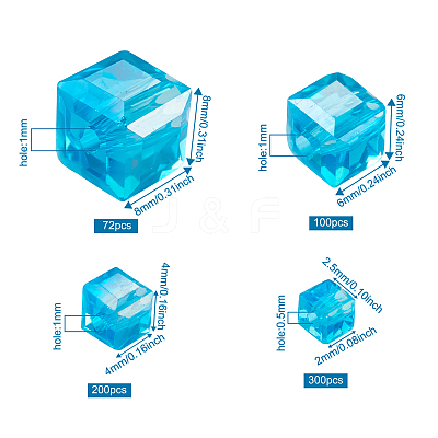 Electroplate Glass Beads Strands EGLA-TA0001-03E-1