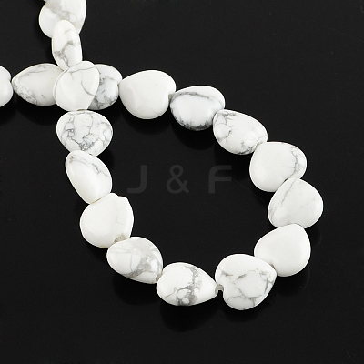 Natural Howlite Bead Strands X-G-R190-21-1